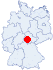 Lage des Freizeithauses u. Seminarhauses Hans-Asmussen-Haus, Gersfeld