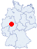 Lage der Jugendherberge Biggesee, Olpe
