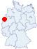 Lage der Jugendherberge Kleve, Kleve