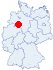 Lage der Jugendherberge Grönenburg, Melle