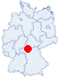 Lage des Jugendübernachtungshauses Michelrieth, Marktheidenfeld