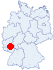 Lage des Kreisjugendhauses Kell am See, Kell am See