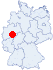 Lage des Jugendgästehauses Morimond, Odenthal