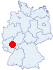 Lage des Ferienheimes und Schullandheimes Hochscheid, Hochscheid