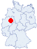 Lage des Gästehauses Bergkamen, Bergkamen