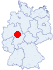Lage der Jugendherberge Hilchenbach, Hilchenbach