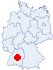 Lage des Freizeithauses St.Benedikt, Nordrach