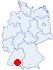 Lage des Opelhauses der Skizunft Feldberg e.V., Feldberg
