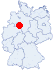 Lage der Bildungsstätte Einschlingen, Bielefeld