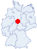 Lage des Gruppenhauses Hemeln, Hann. Münden