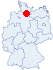 Lage des Schullandheimes Heinrich-Wolgast-Schule, Hollenstedt