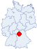 Lage des Logierhauses Musikakademie Schloss Weikersheim, Weikersheim