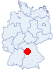 Lage des Ev. Freizeitheimes Hausen, Obersontheim