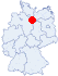 Lage des Bauernhof Meyer, Unterlüß