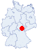 Lage des Jugendzentrums Schullandheim Gleichberge, Römhild