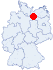 Lage des Rundlingsdorf Sagasfeld, Göhrde