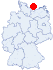 Lage des Jugenddorf Hans-Böckler, Grömitz