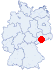 Lage des KiEZ (Kinder- und Jugenderholungszentrum) Waldpark Grünheide, Auerbach
