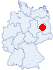 Lage der Sportstätte und Begegnungsstätte Wittenberg, Lutherstadt Wittenberg
