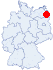Lage des Planwagencampings & Ferienbauernhofs, Grünow