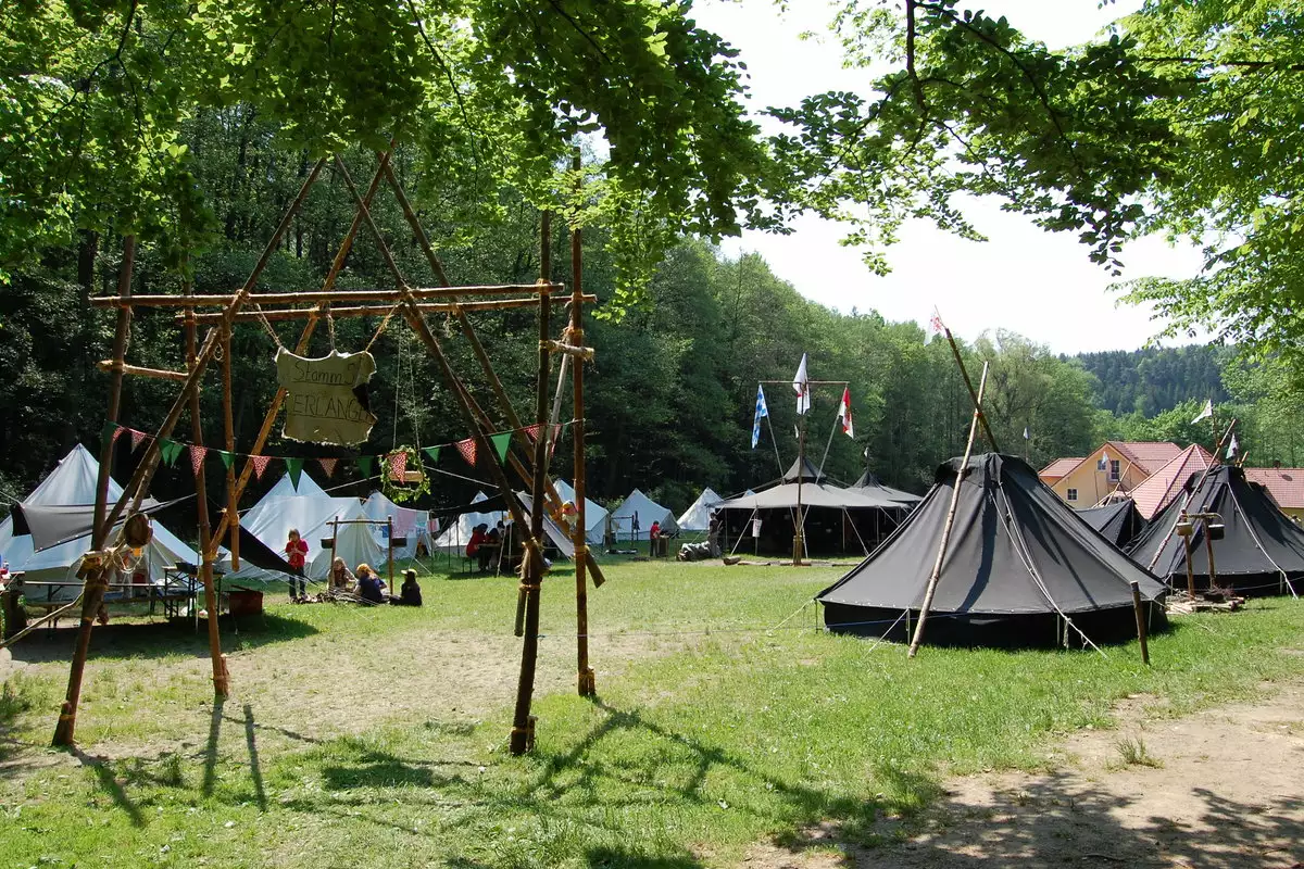 Jugendzeltplatz Sauloch in Rödental bei Gruppenunterkünfte